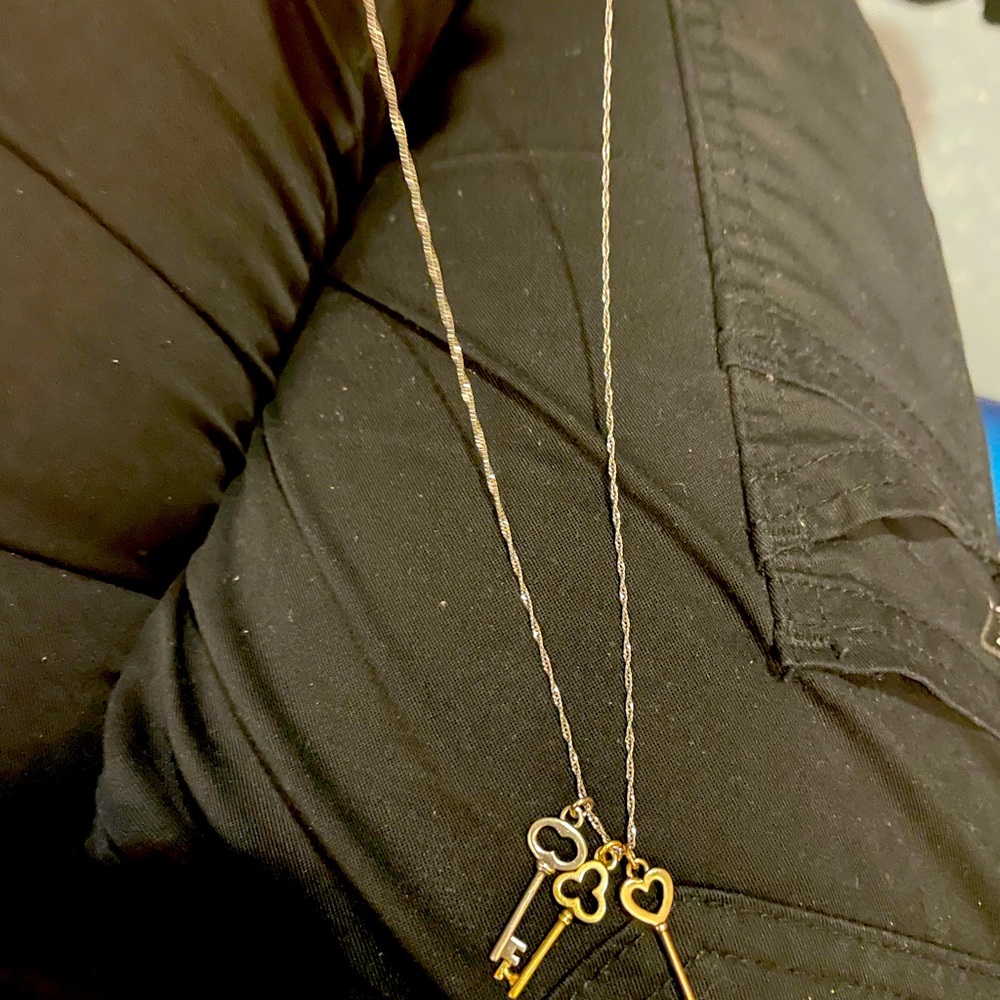 3 tri colored Tiffany’s necklace